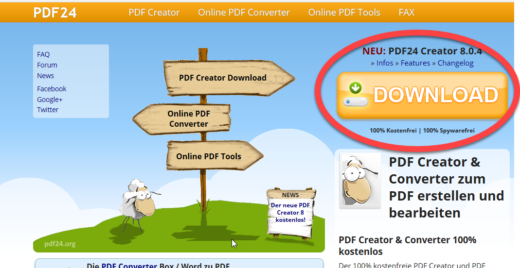 PDF24 Creator herunterladen