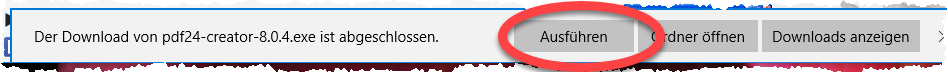 PDF24 Creator Installation