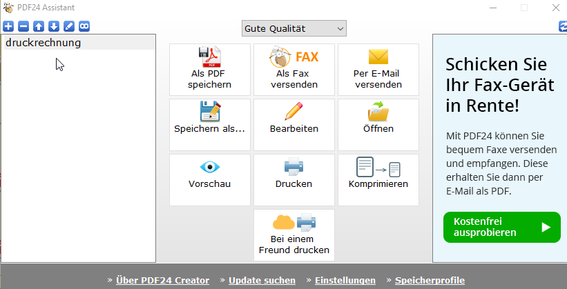 PDF24 Creator Software