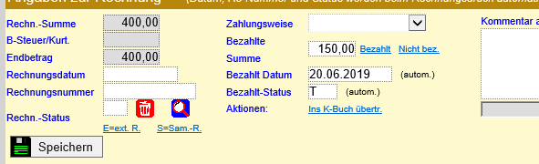 Anzahlung