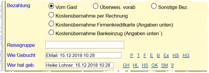 Bezahlung