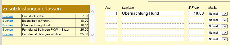 Hotelsoftware Grundeinstellungen