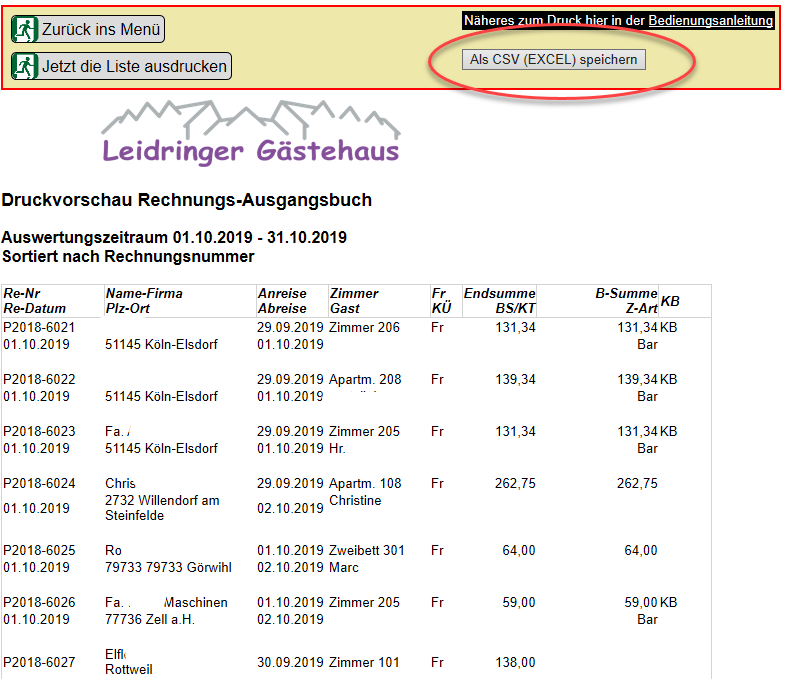 Datensicherung