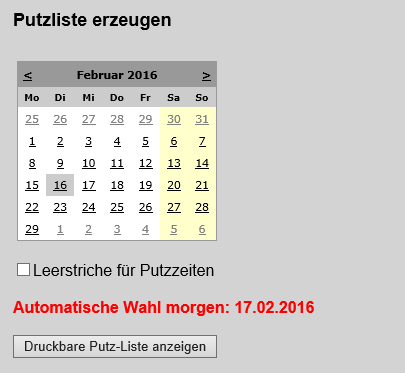 Hotelsoftware Anreiseliste