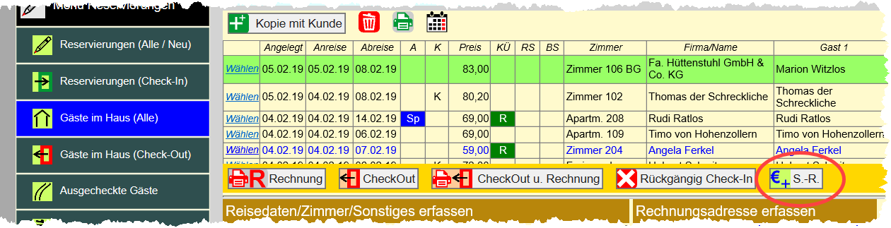 Sammelrechnung 1